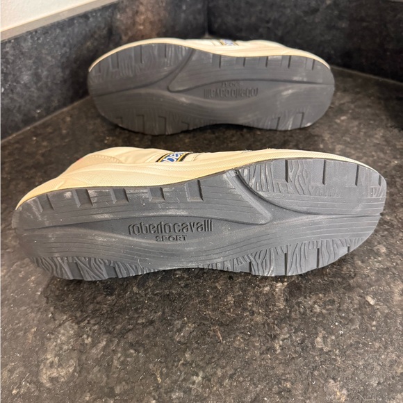 Roberto Cavalli Sport White and Silver Athletic Shoes - Picture 12 of 13